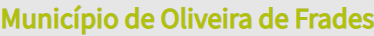 Recorte 1 da prova: Contraste de texto, no site de Oliveira de Frades