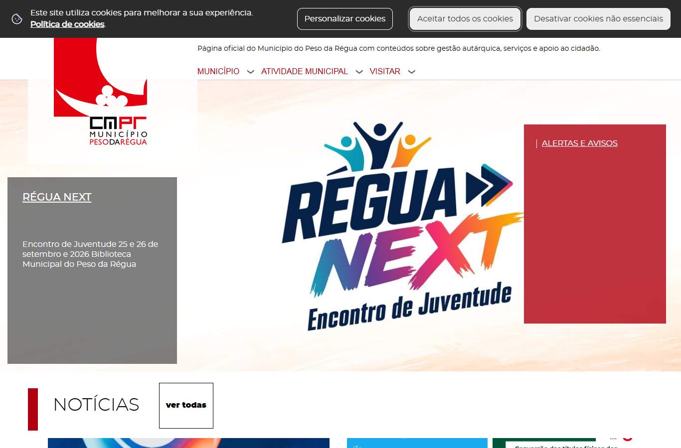 Página inicial de Peso da Régua no momento da medição