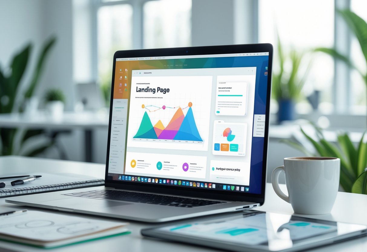 como criar landing page saas