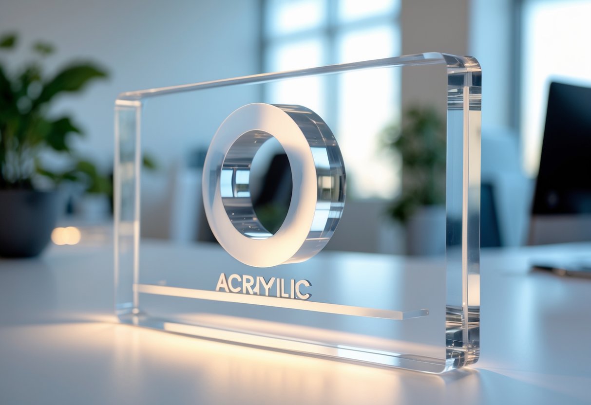 logotipo acrilico preços