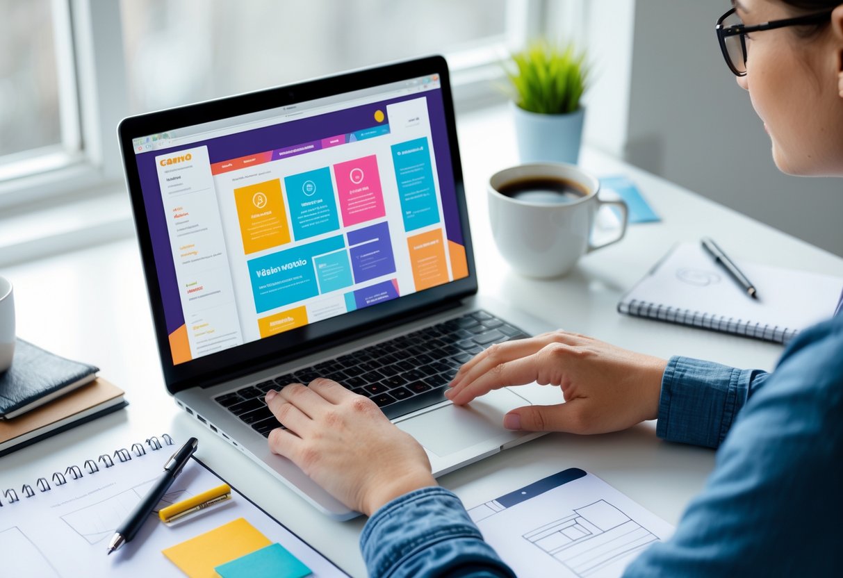 landing page canva preços