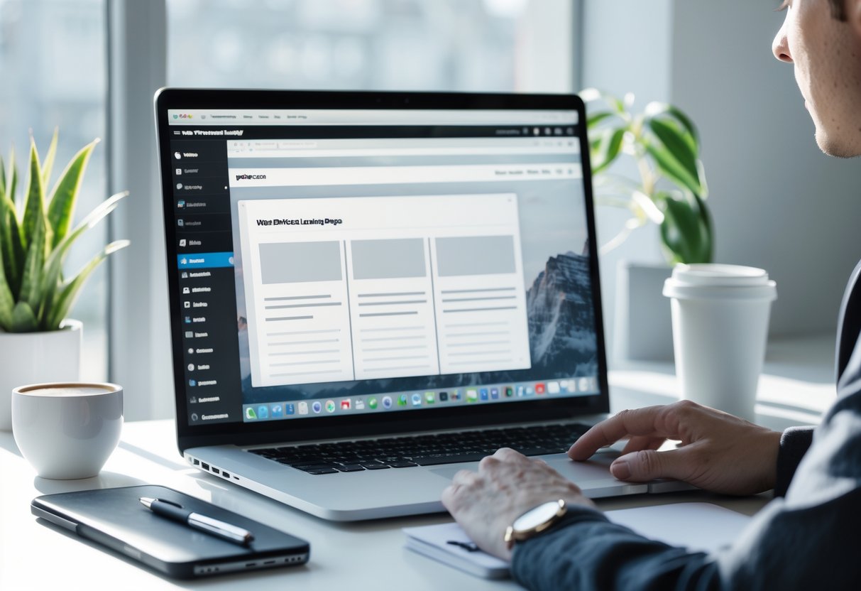 landing page wordpress guia