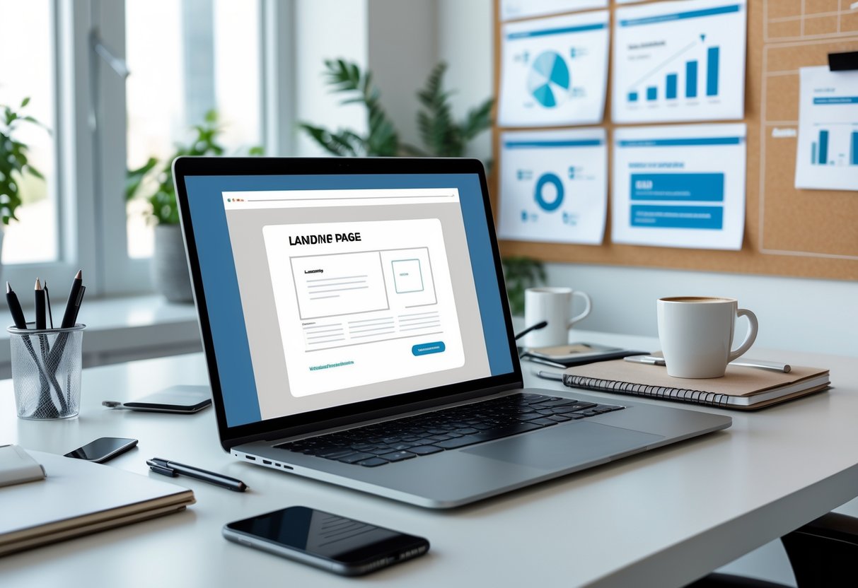 landing page de produto fisico preços