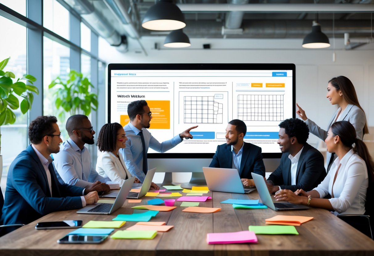 o que inclui redesign de website