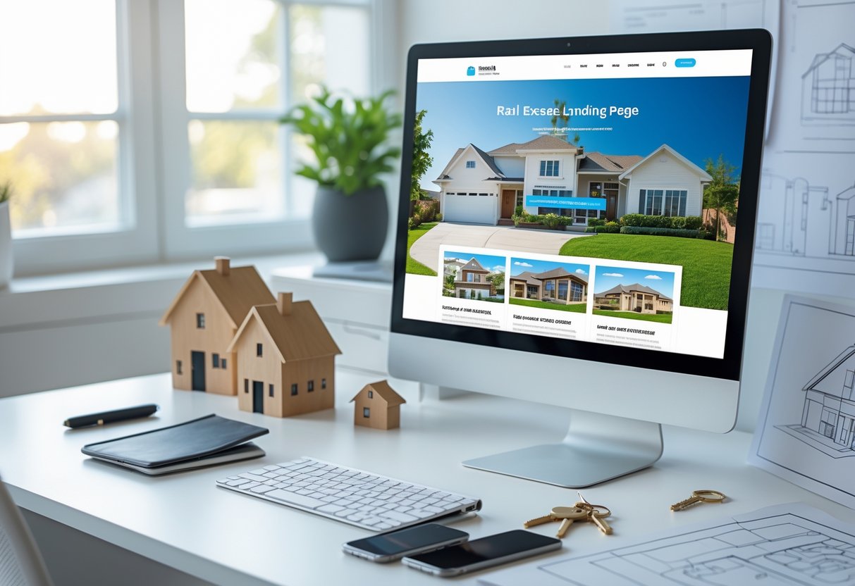 como criar landing page para imóveis