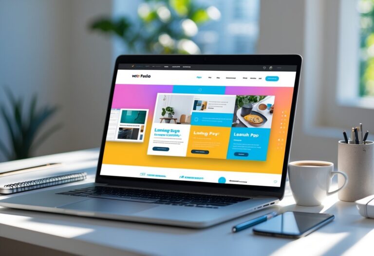 criar landing page canva
