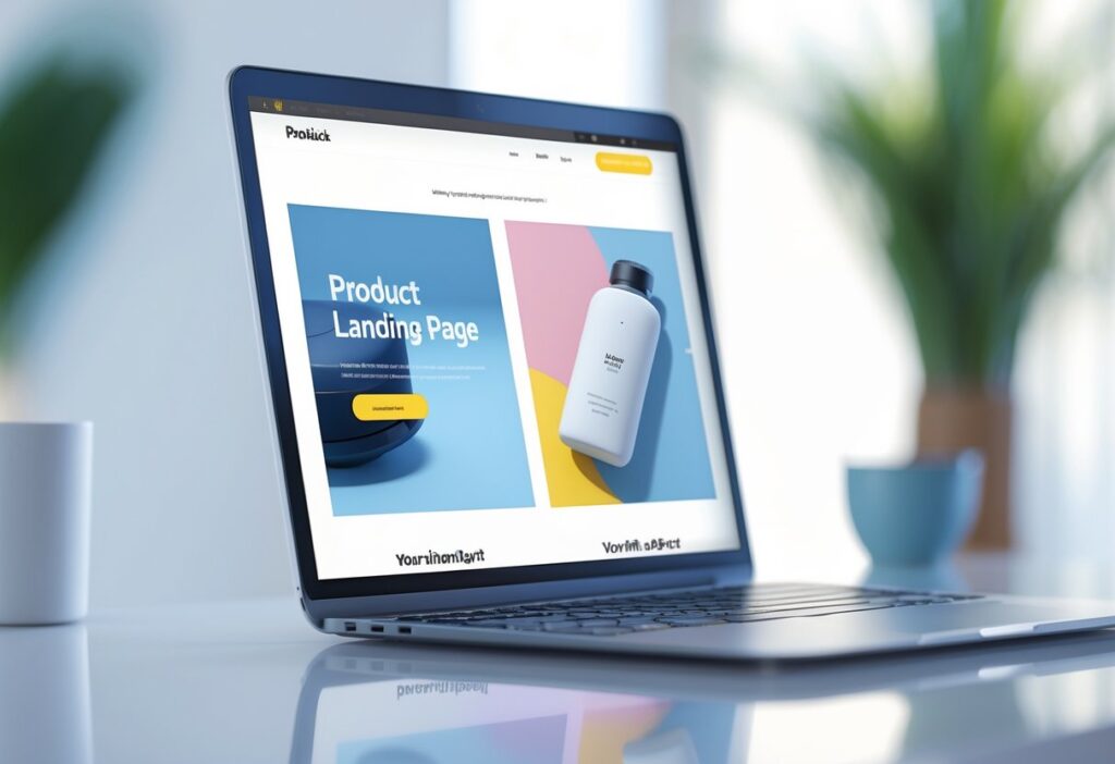 landing page de produto fisico