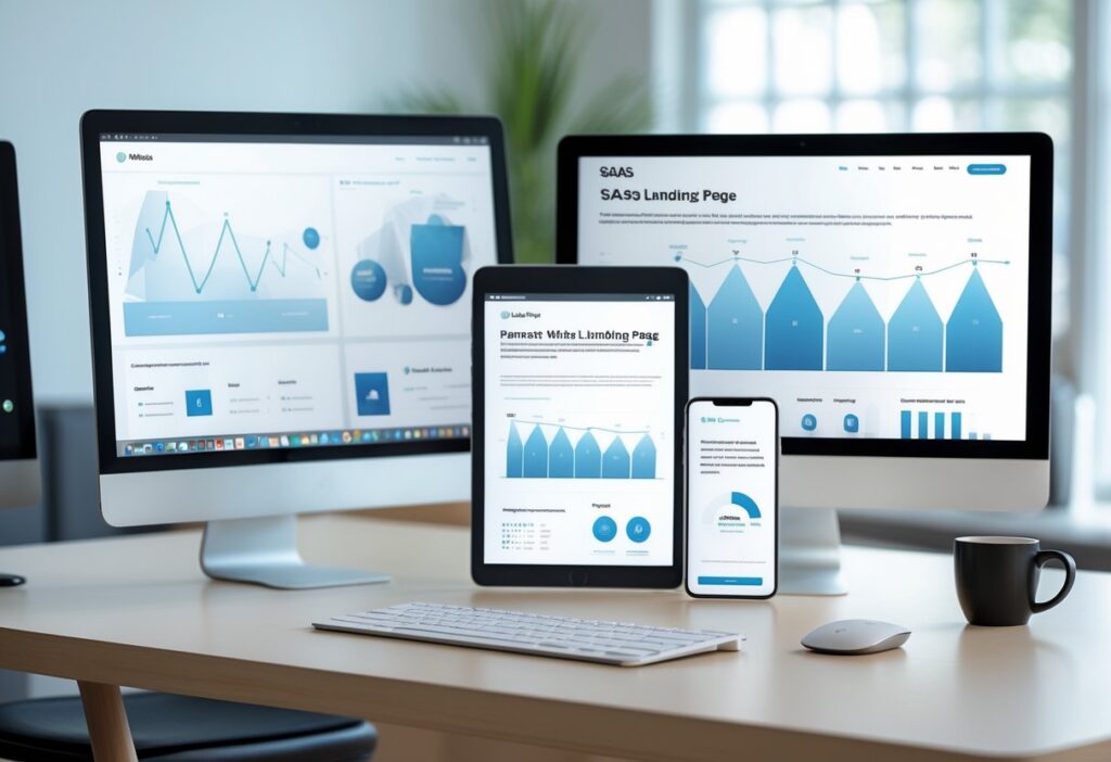 landing page saas