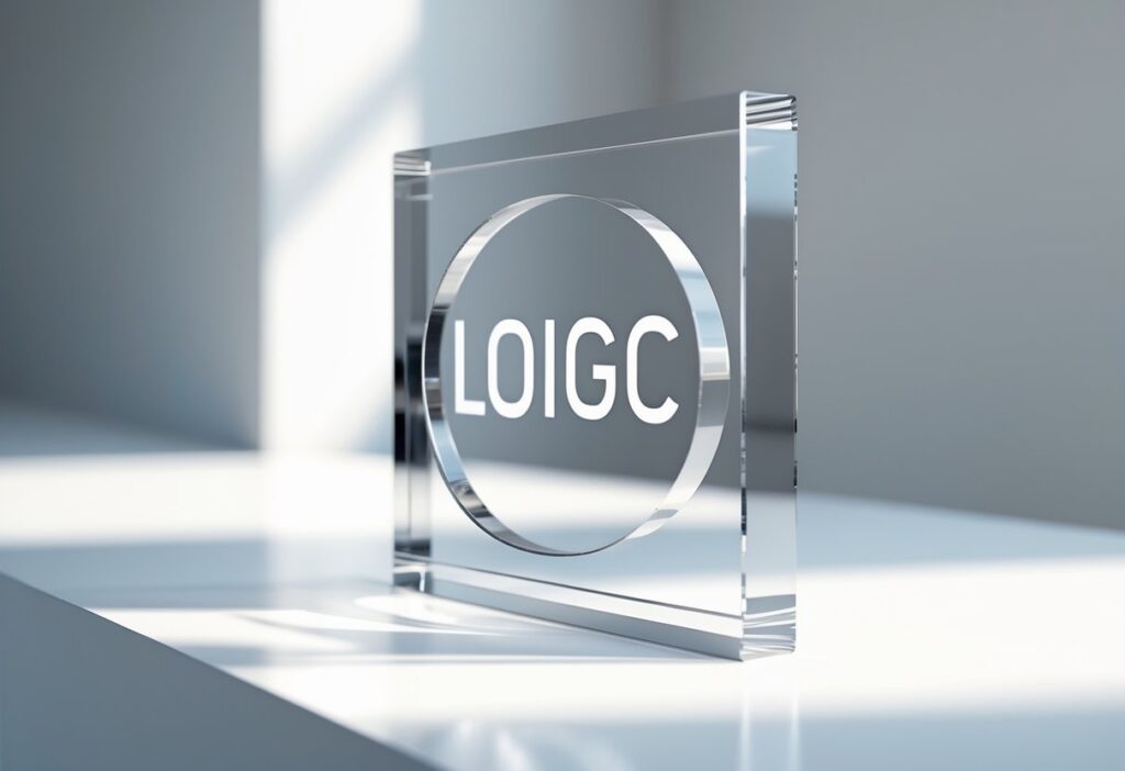 logotipo acrilico