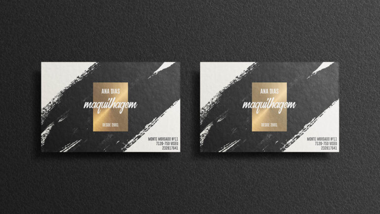 tamanho de cartão de visita